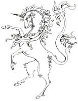 Rampant Unicorn Iridescent 